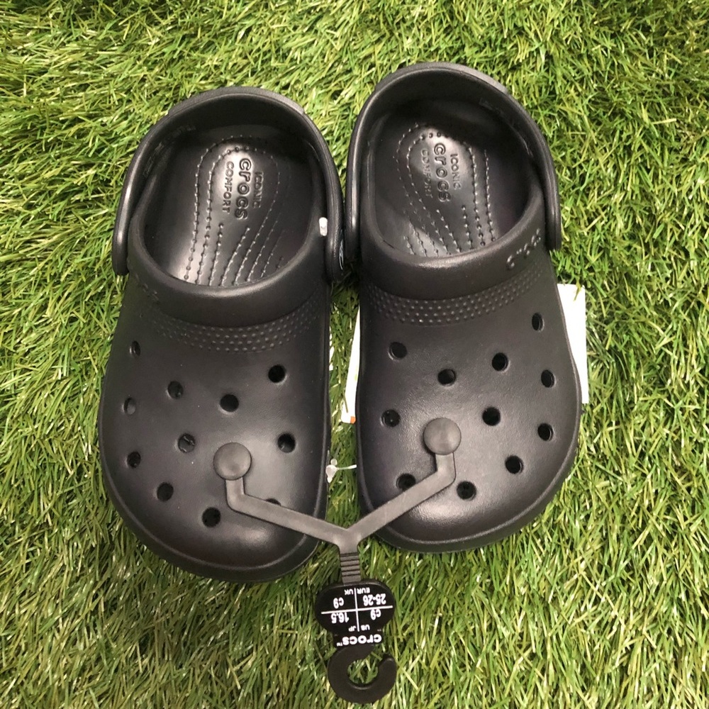 Black kids crocs